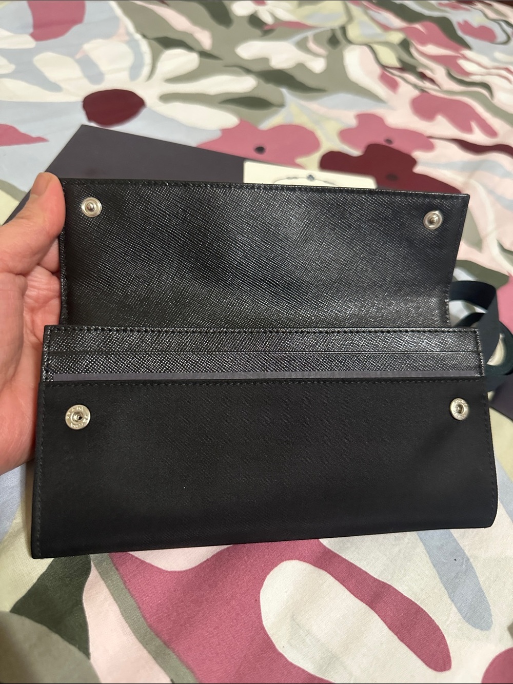 Prada Black Nylon Wallet - Picture 9 of 14